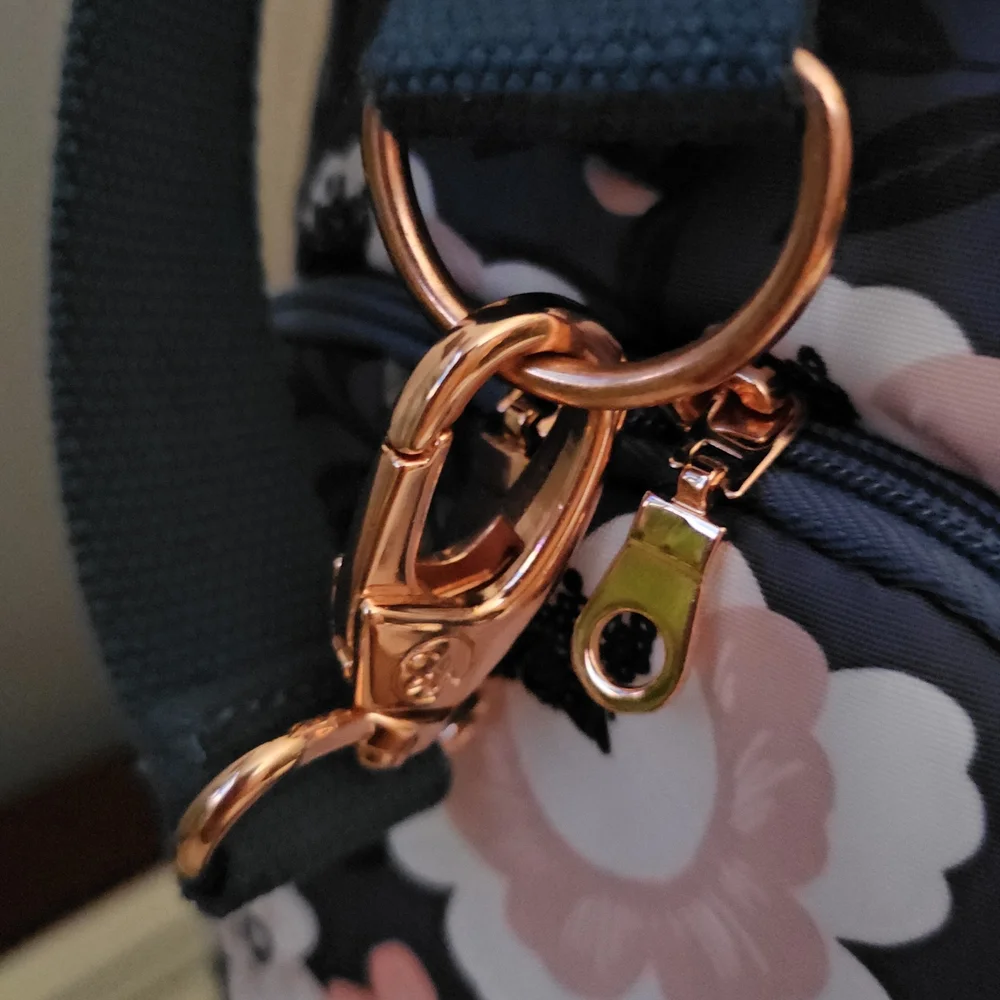 Sarah Wells Floral Breast Pump,Bag For Mothers Who Are Breast Feed Navy and Pink